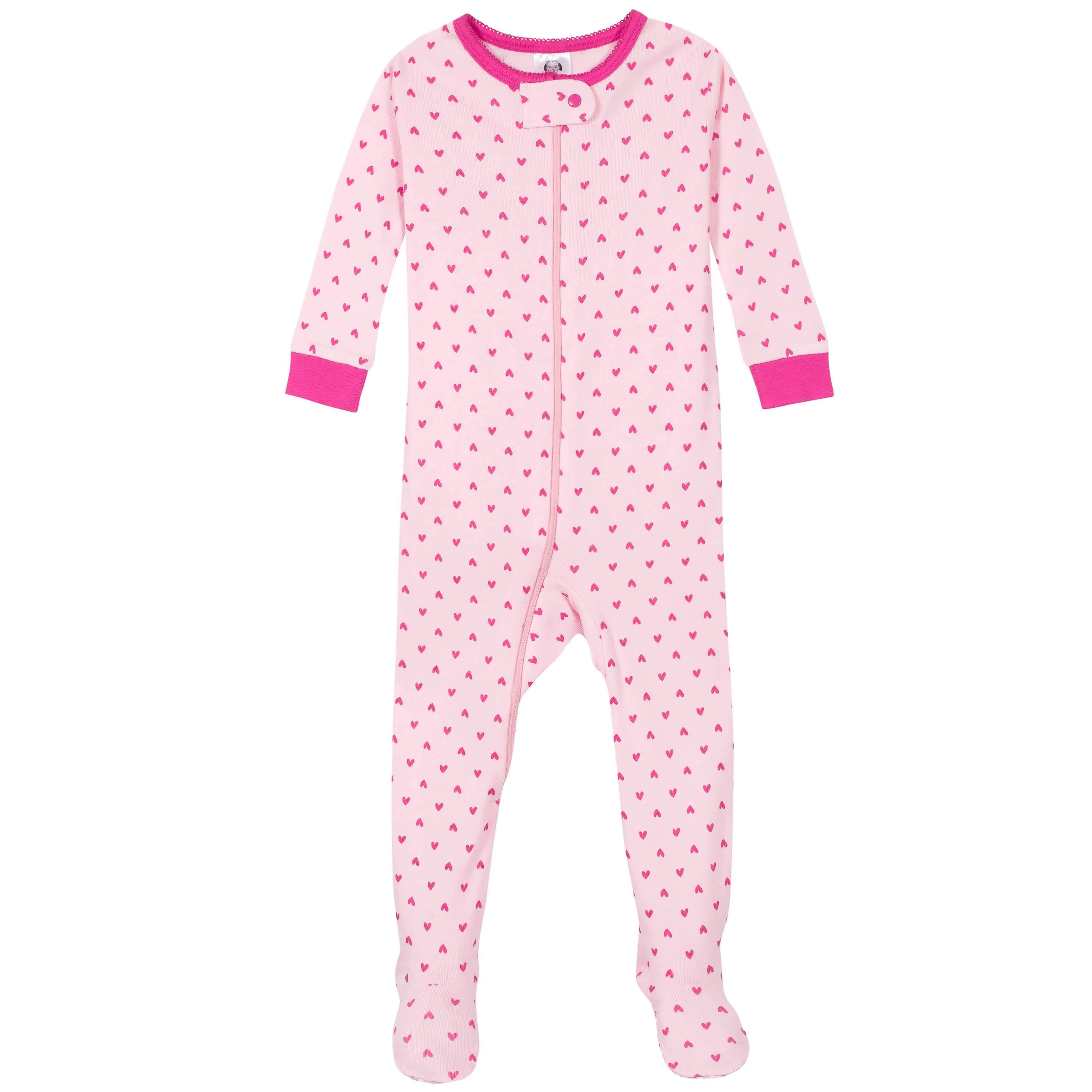 4-Pack Baby & Toddler Girls Dreams & Rainbows Snug Fit Footed Cotton Pajamas