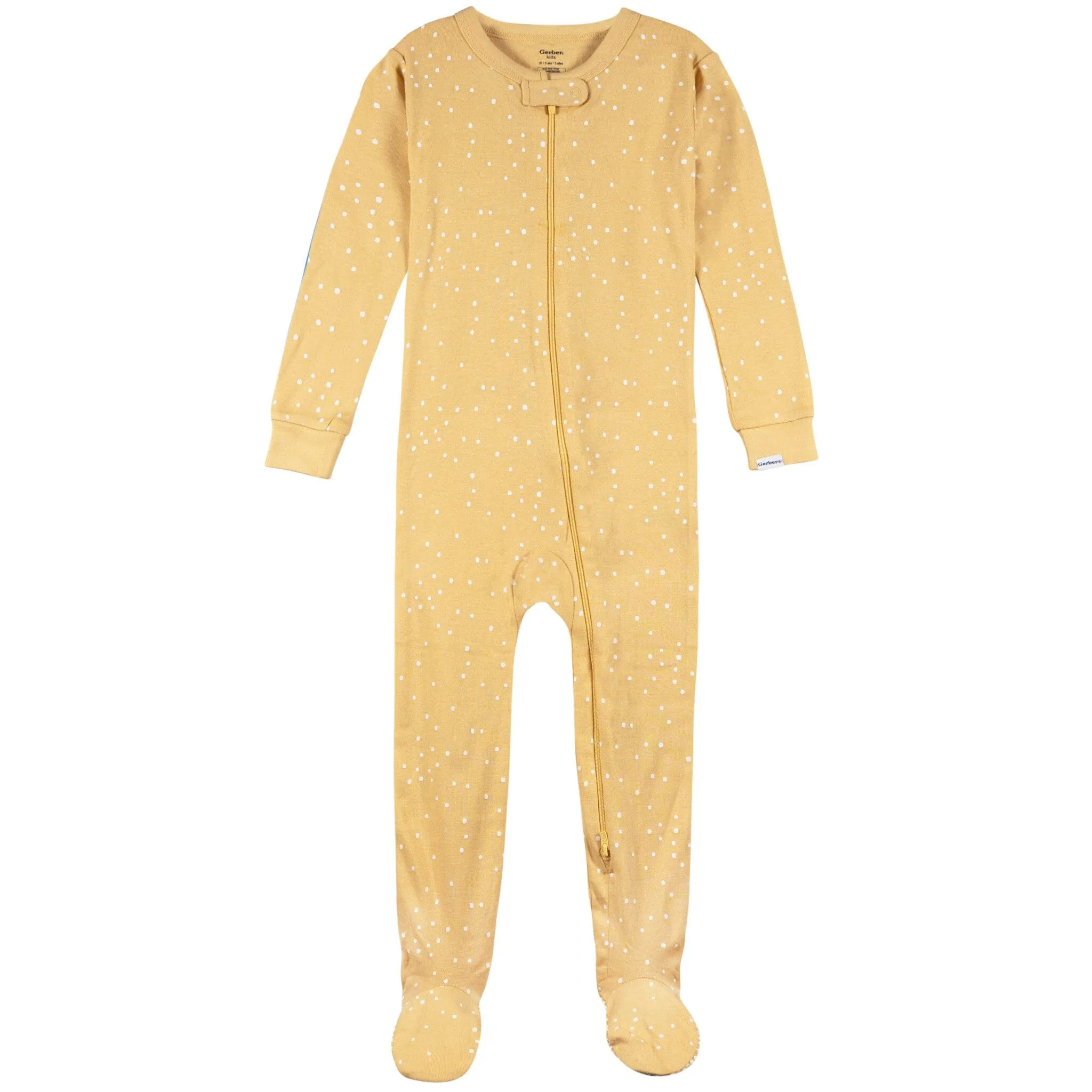 4-Pack Baby & Toddler Neutral Safari Snug Fit Footed Pajamas