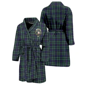 Allardice Tartan Bathrobe with Family Crest