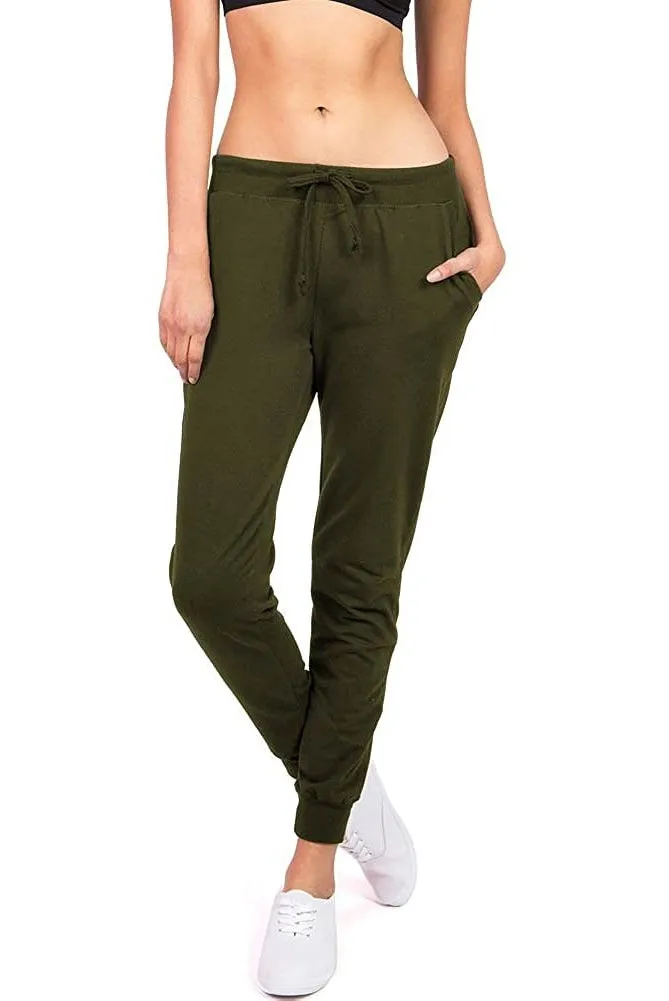 Ambiance Women's Juniors Soft Jogger Pants - 65776