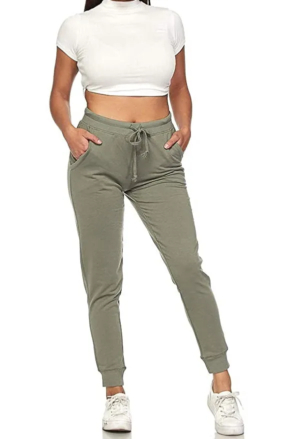 Ambiance Women's Juniors Soft Jogger Pants - 65776