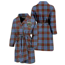 Anderson Modern Tartan Bathrobe with Family Crest