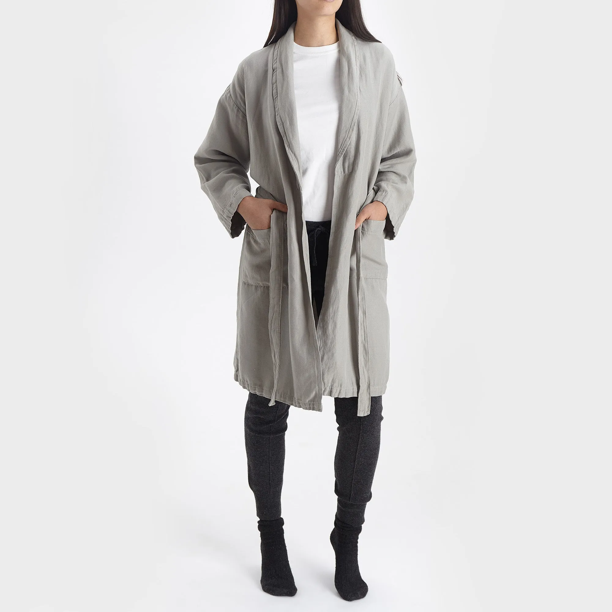 Antero Bathrobe [Light grey]