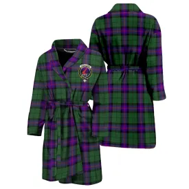 Armstrong Modern Tartan Bathrobe with Family Crest