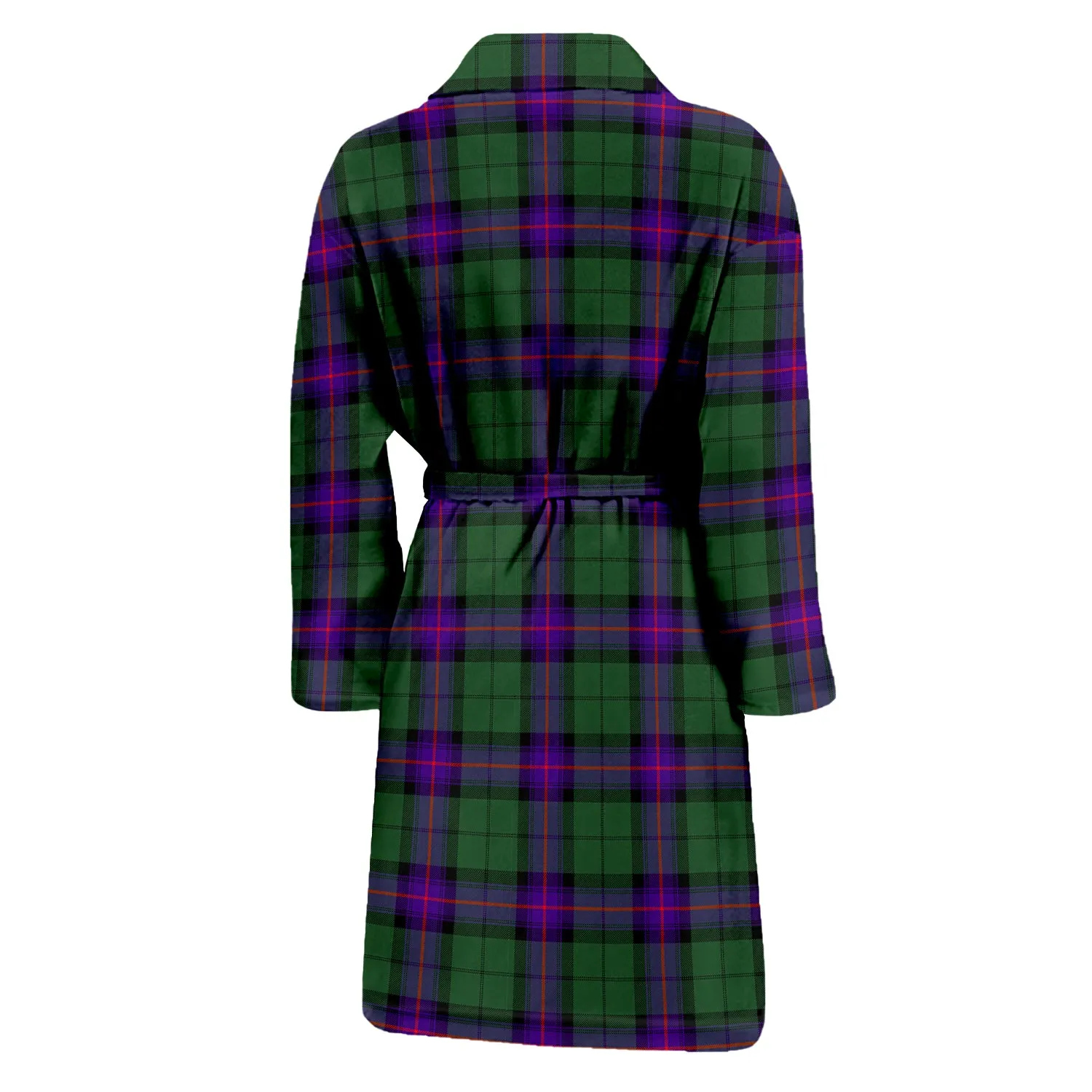 Armstrong Modern Tartan Bathrobe with Family Crest