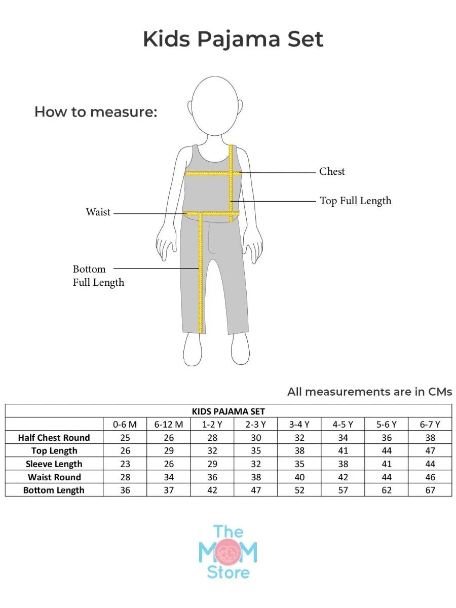 Baby and Kids Pajama Nightsuit Set - City Drive