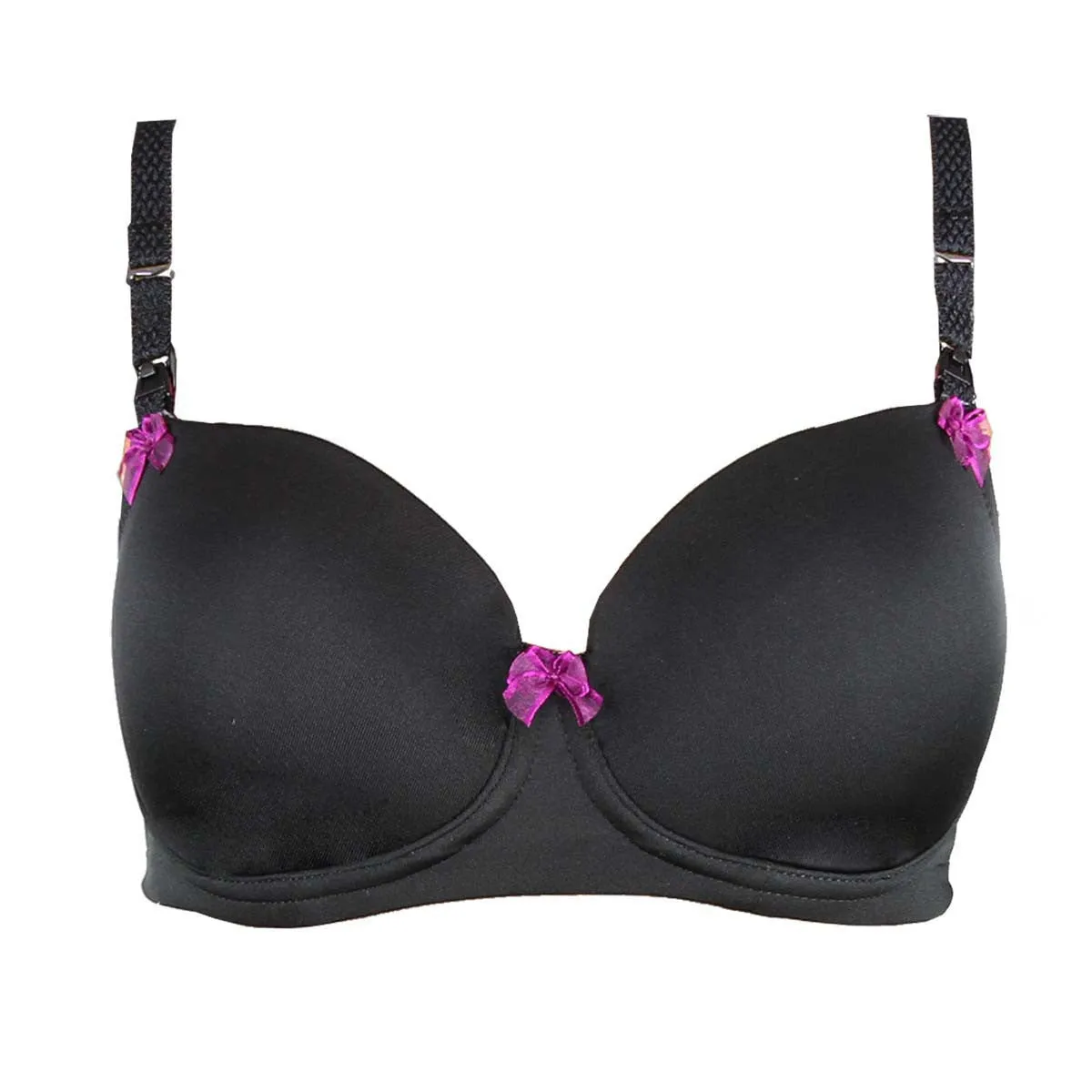 Black Contour Nursing Bra