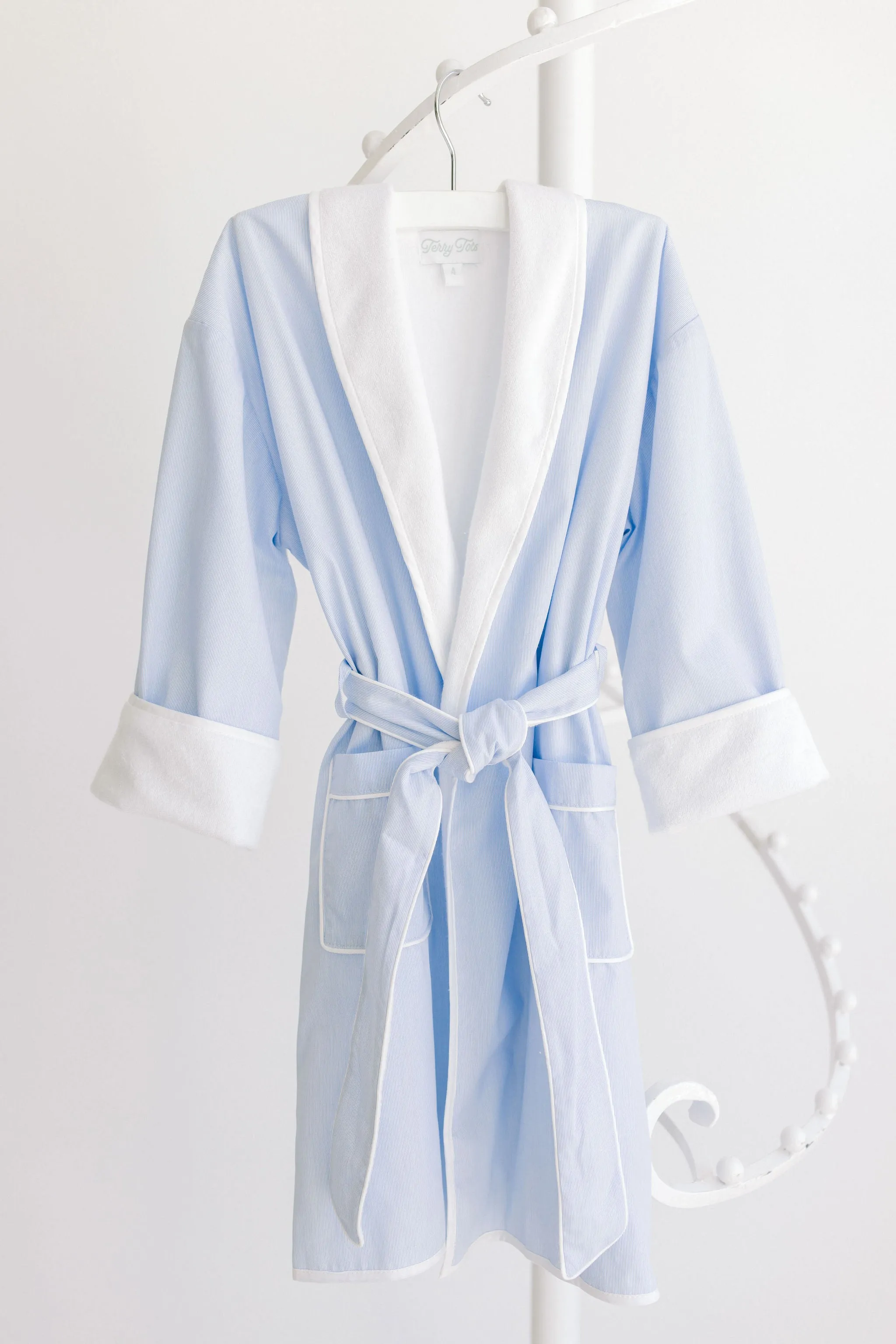 Blue Stripe Bathrobe