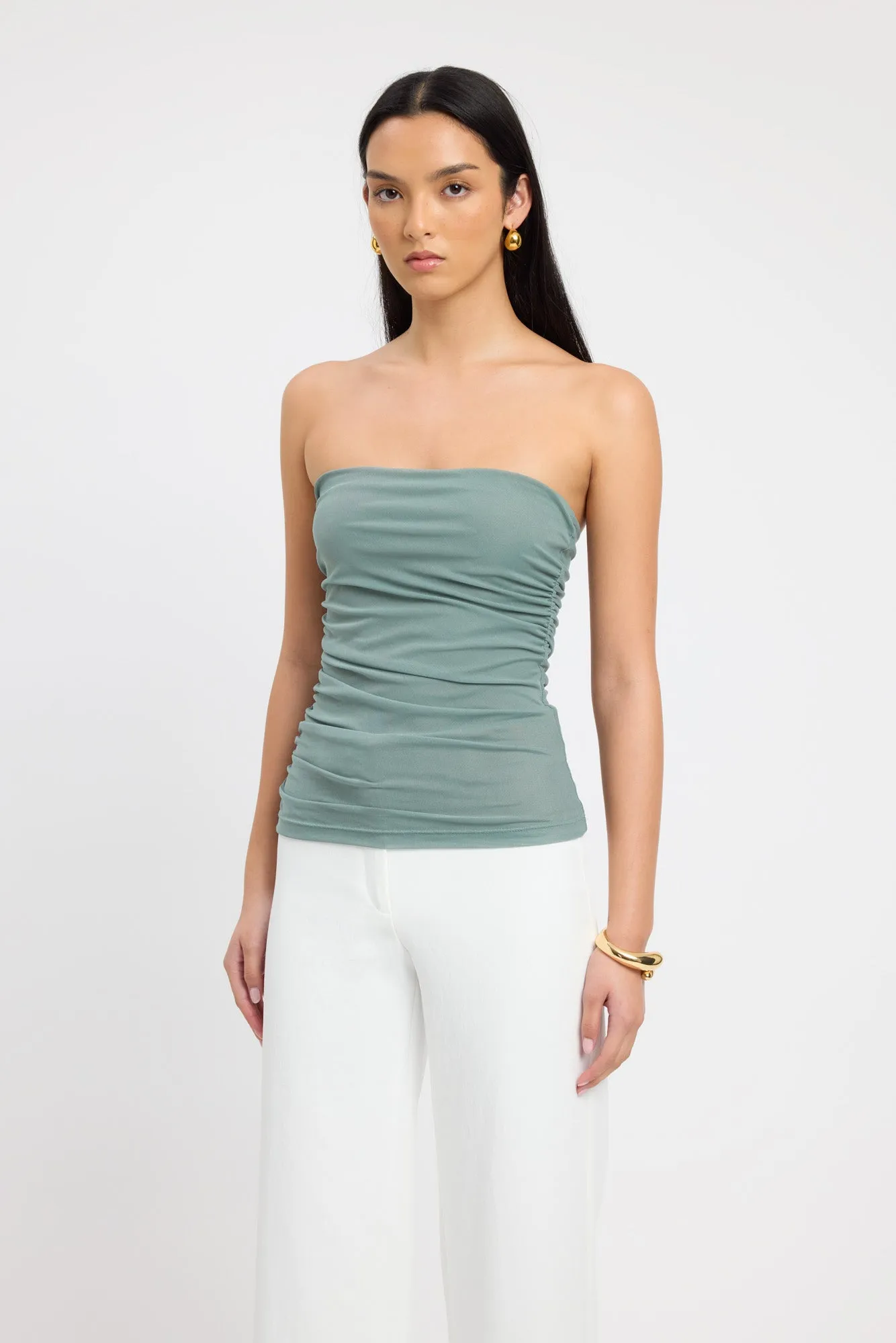 Bolt Strapless Top