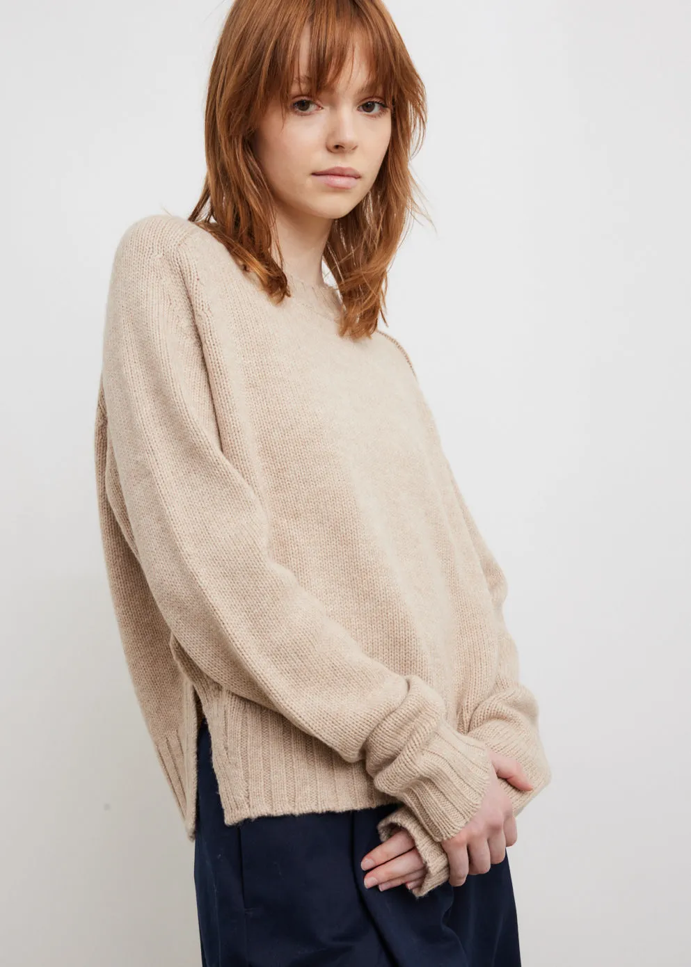 Chunky Crew Knit Sweater