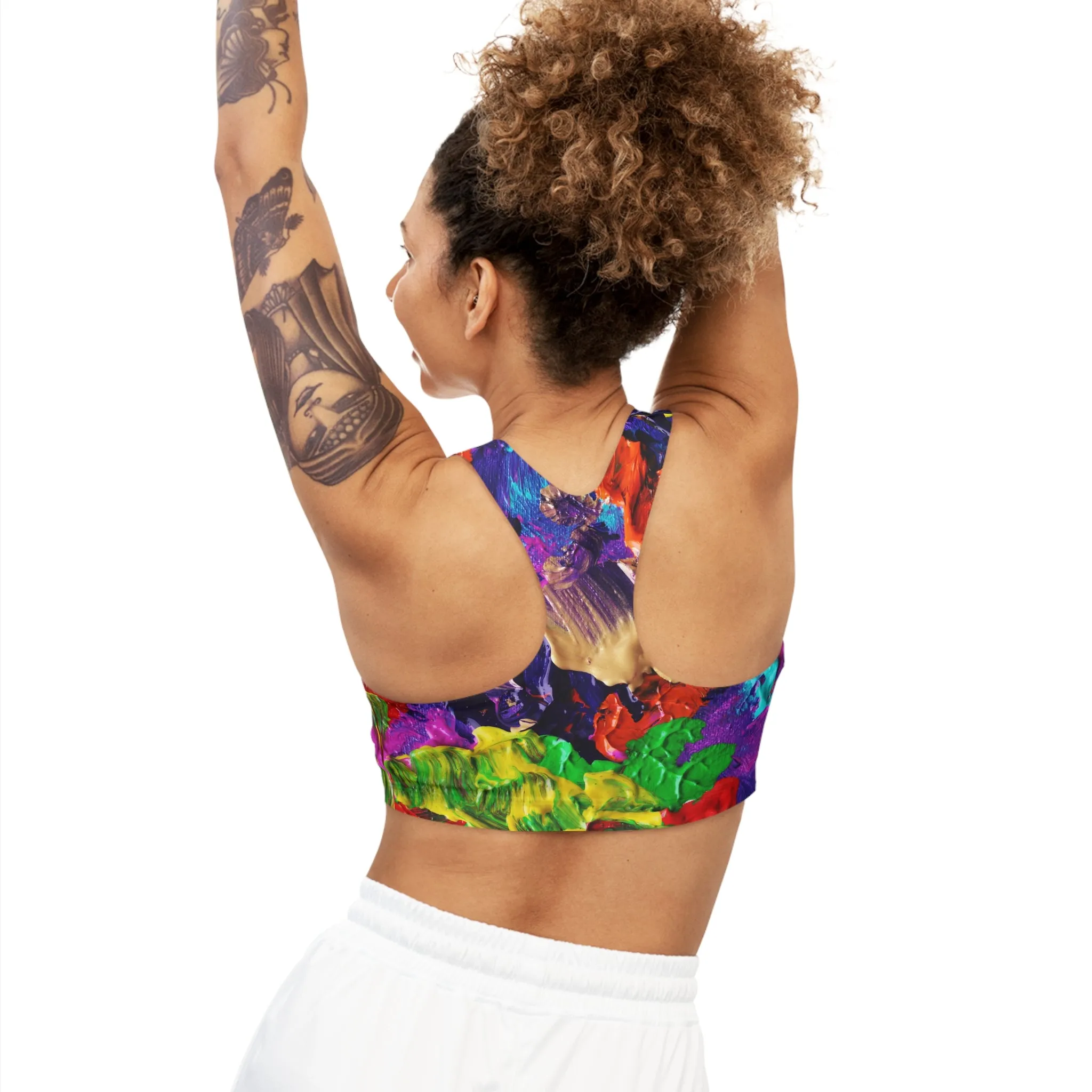 Color Paintings - Inovax Seamless Sports Bra