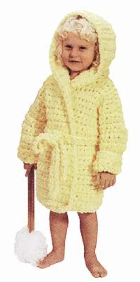 Crochet Child's Bathrobe Pattern (Crochet)