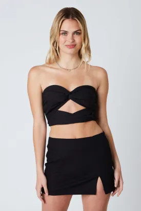 Cut Out Crop Top