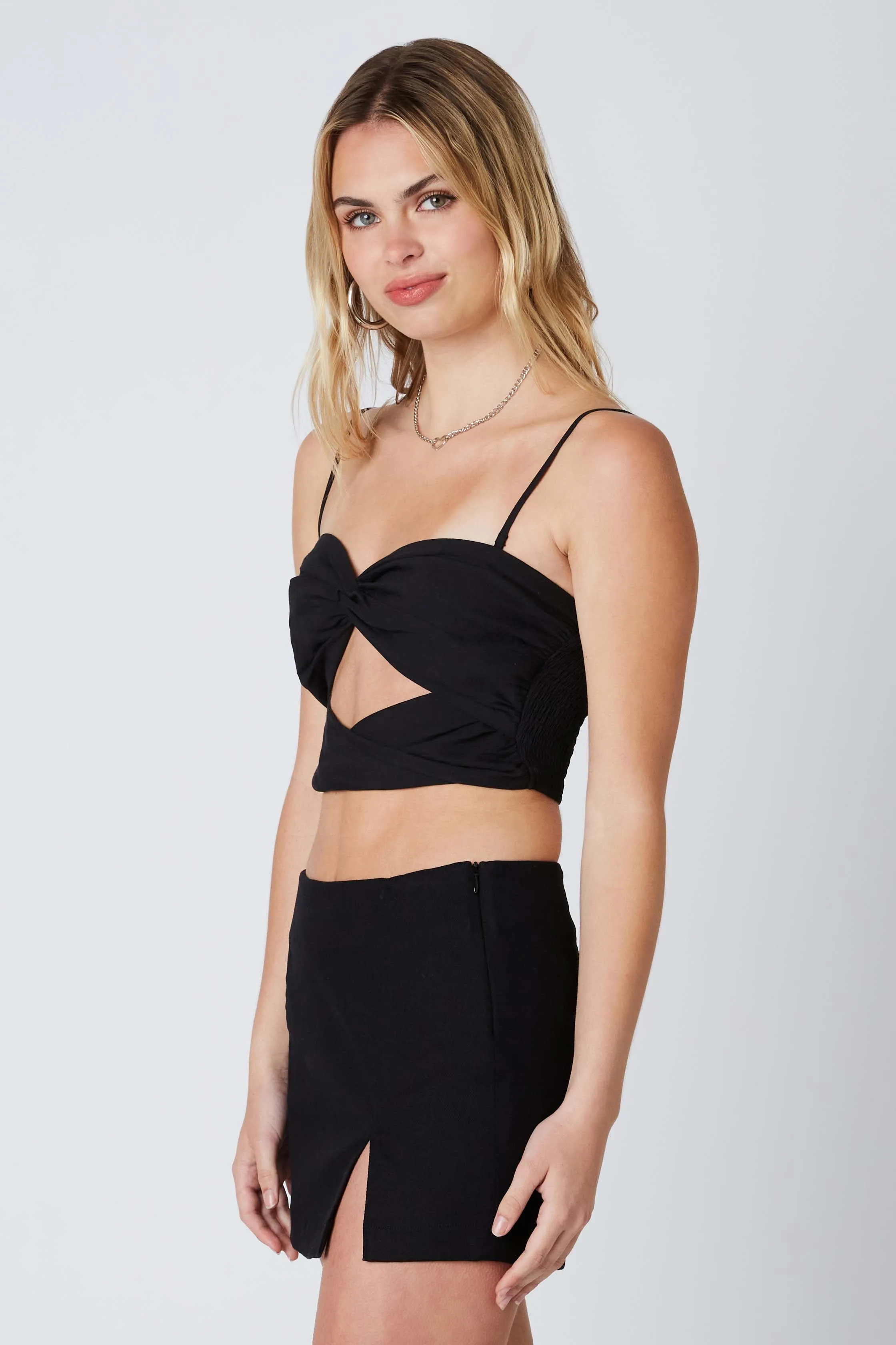 Cut Out Crop Top