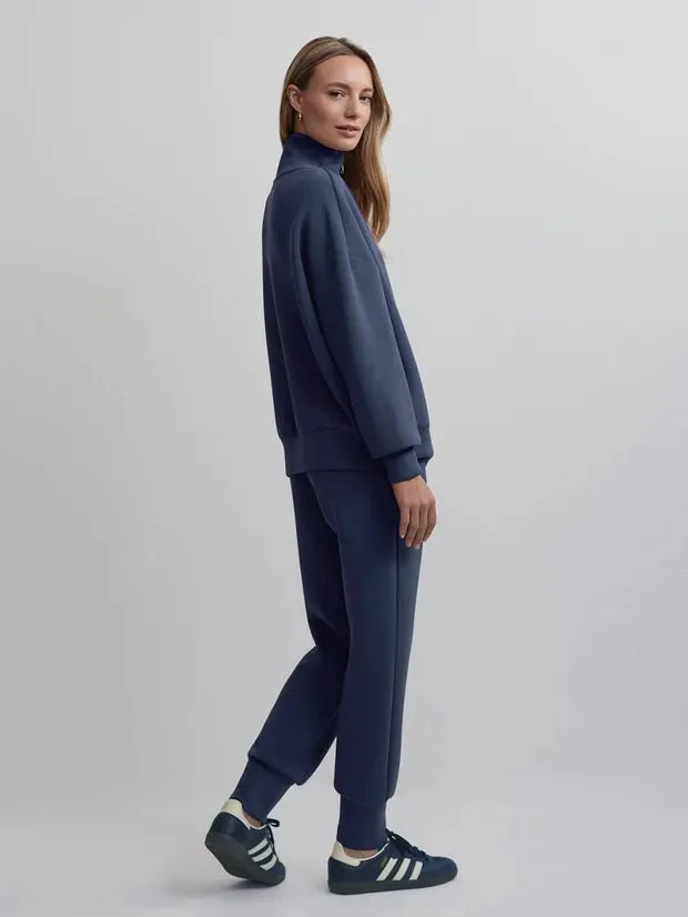 Hawley Half Zip Sweater Blue Nights