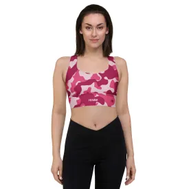 Humble Sportswear™ Army Pink Compression Sports Bra