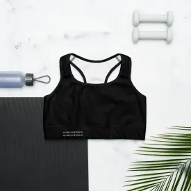 Humble Sportswear™ Pure Black Dri-Fit Sports Bra