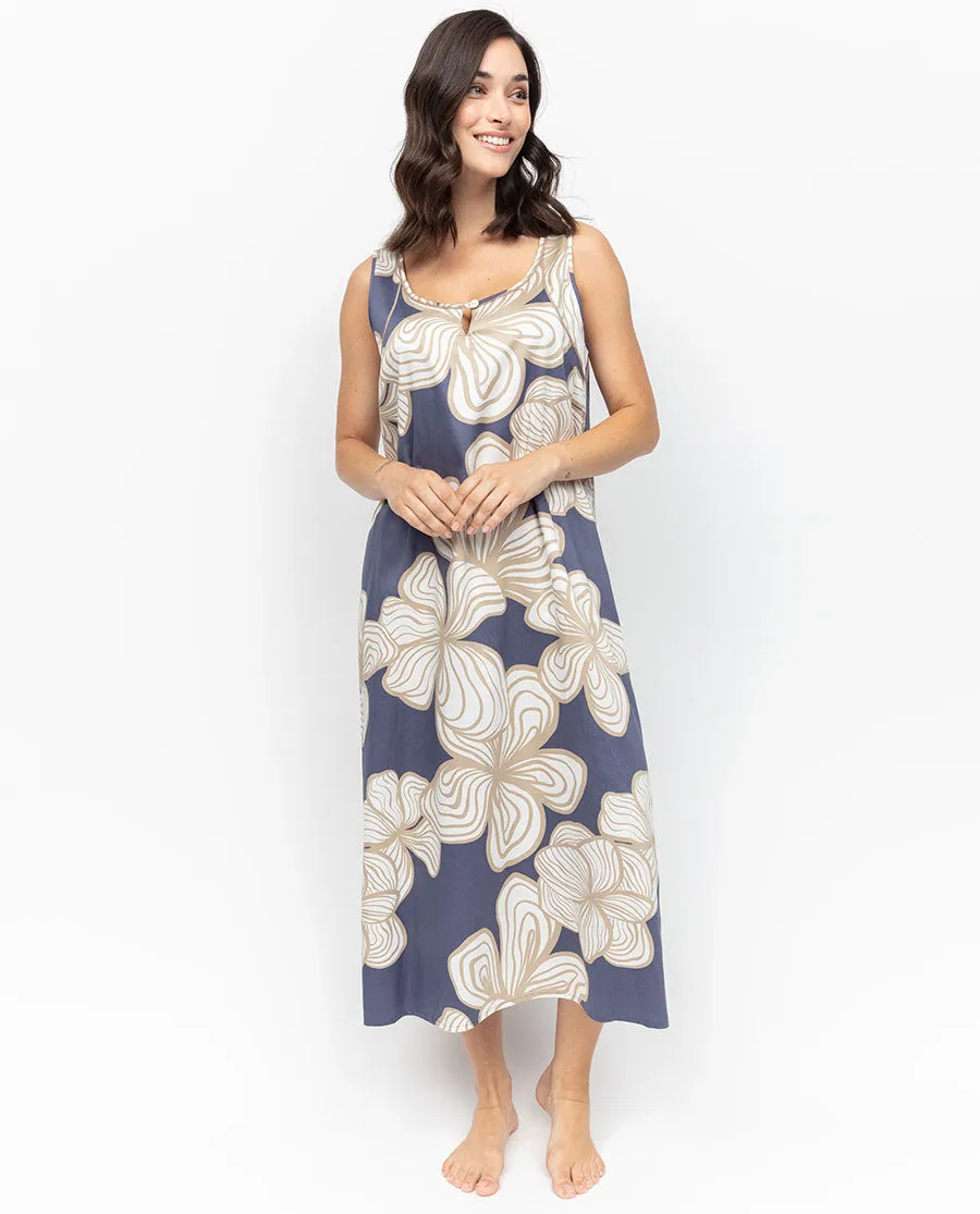 Hyde Park Floral Print Long Nightdress