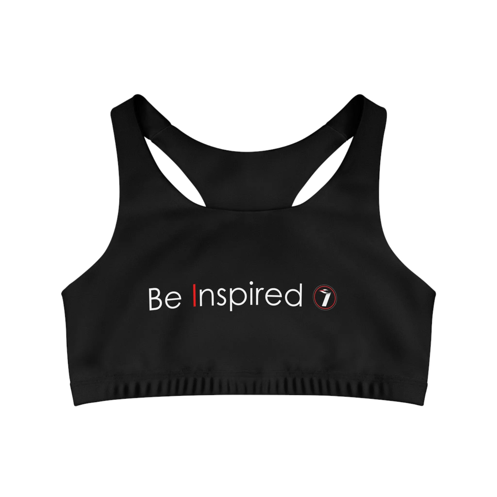 Inspire Wear "Be Inspired" Seamless Sports Bra (AOP)