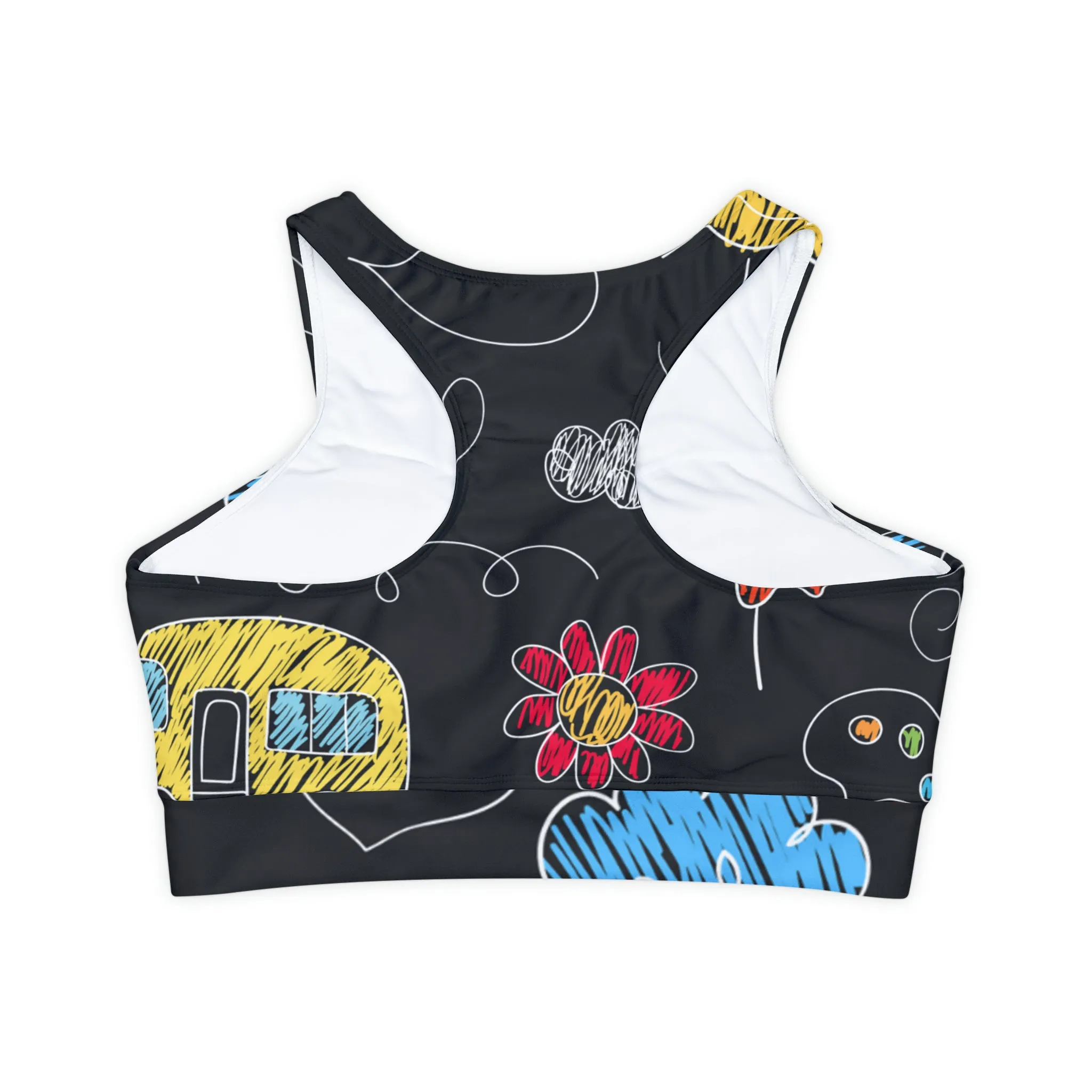 Kids Doodle Playground - Inovax Padded Sports Bra