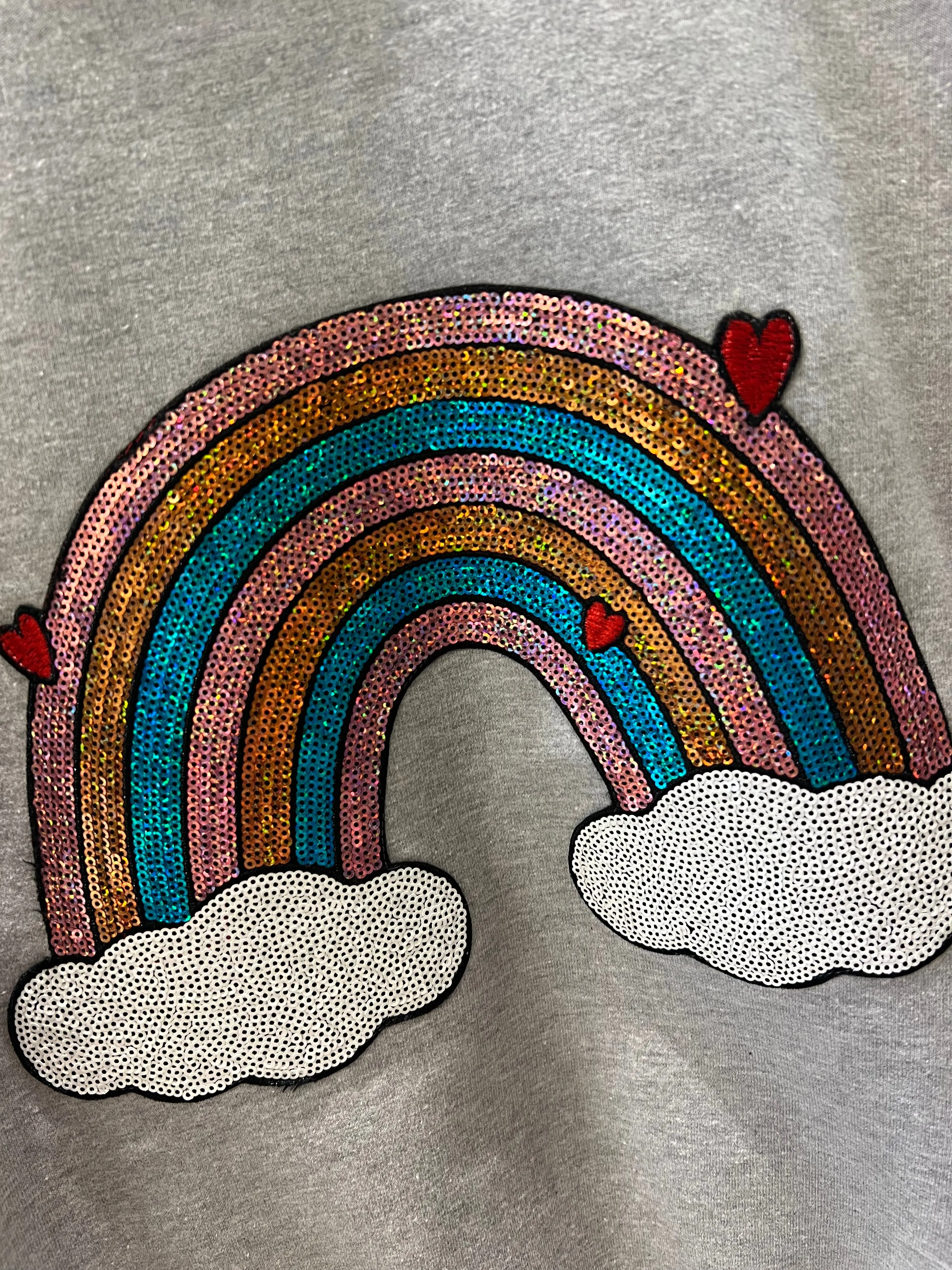 Kids Sequin Rainbow Sweatshirt