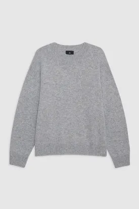 Lee Crew Sweater - Medium Heather Grey