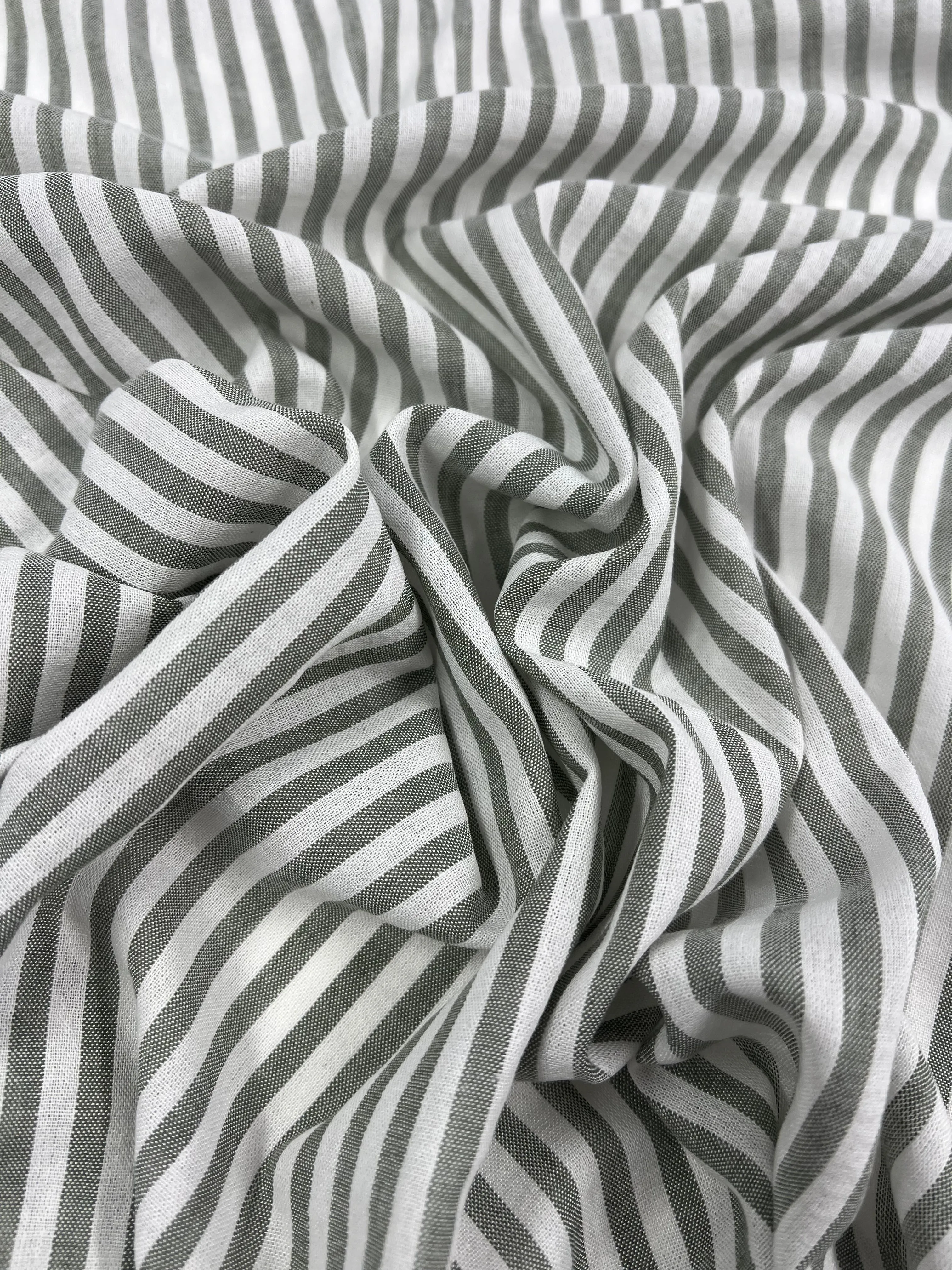 Linen Cotton -  Alfalfa Stripe - 145cm