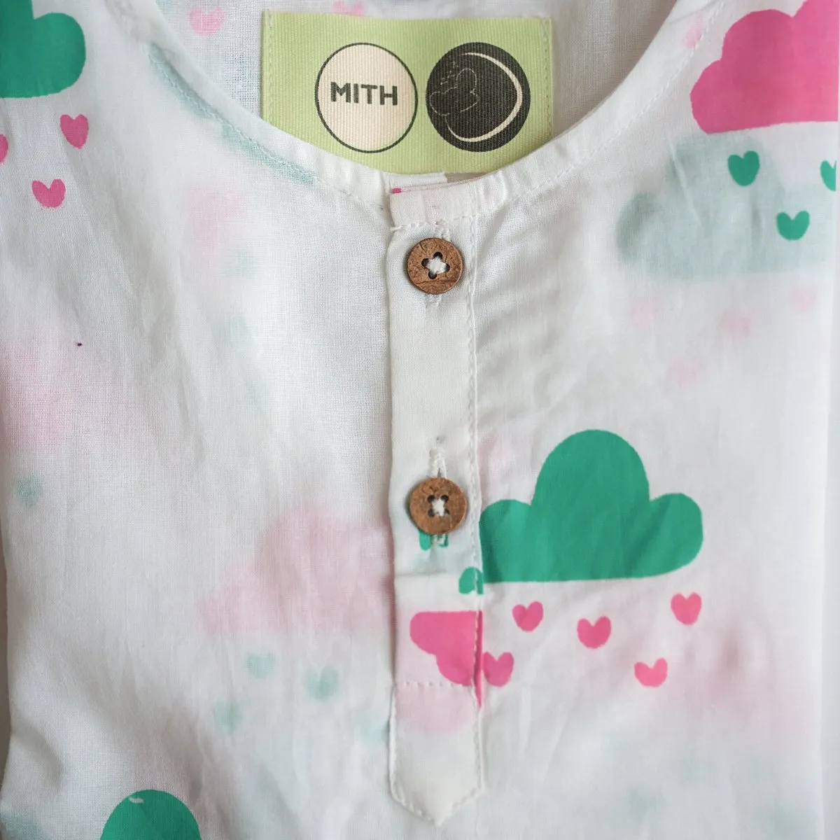 Little Clouds- Unisex Kids Cotton Nightwear