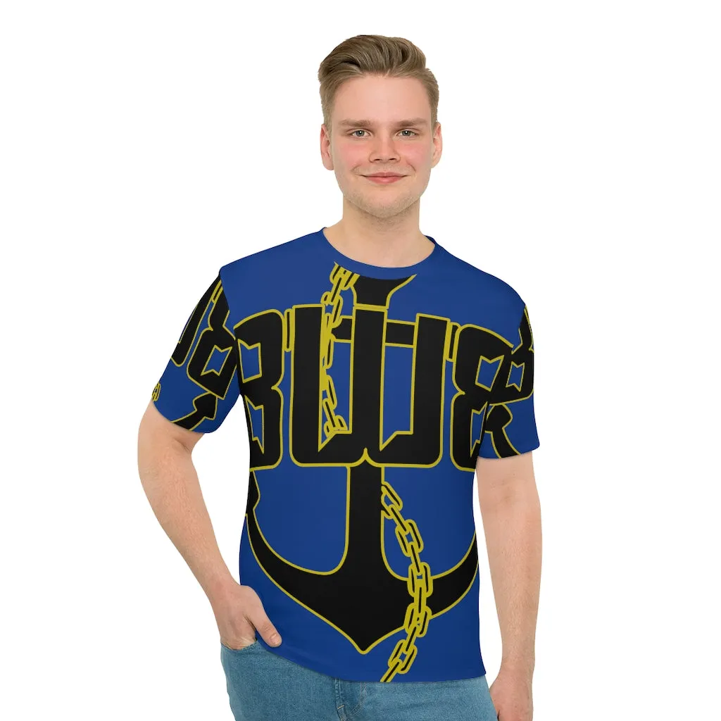 Men's Loose T-shirt Blue