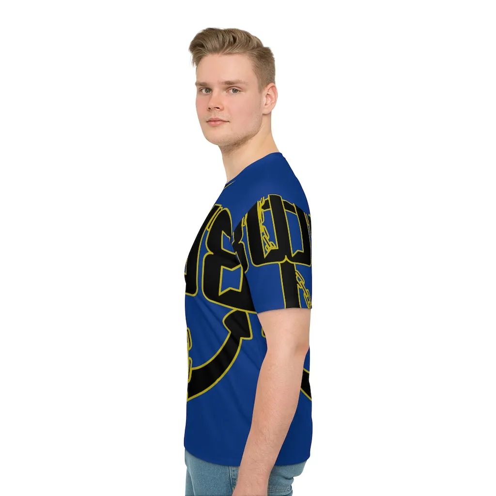 Men's Loose T-shirt Blue