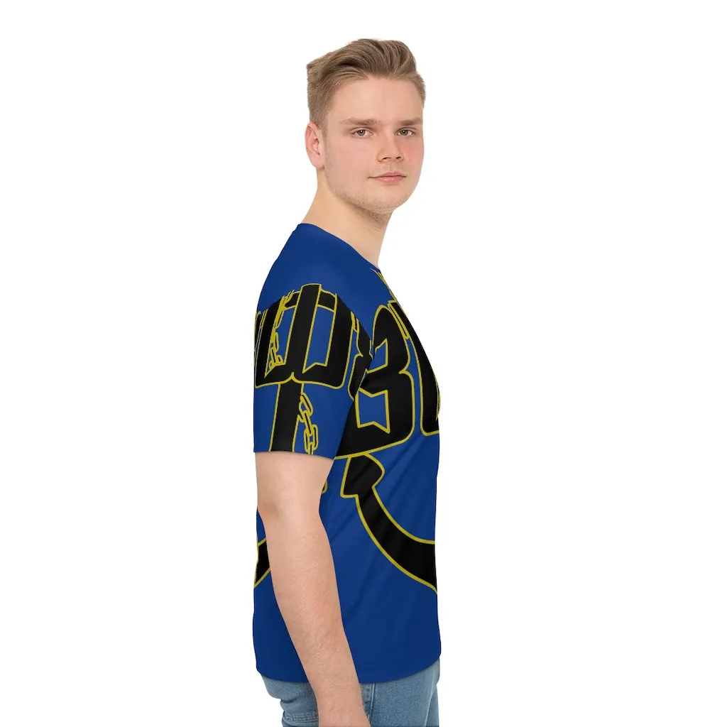 Men's Loose T-shirt Blue