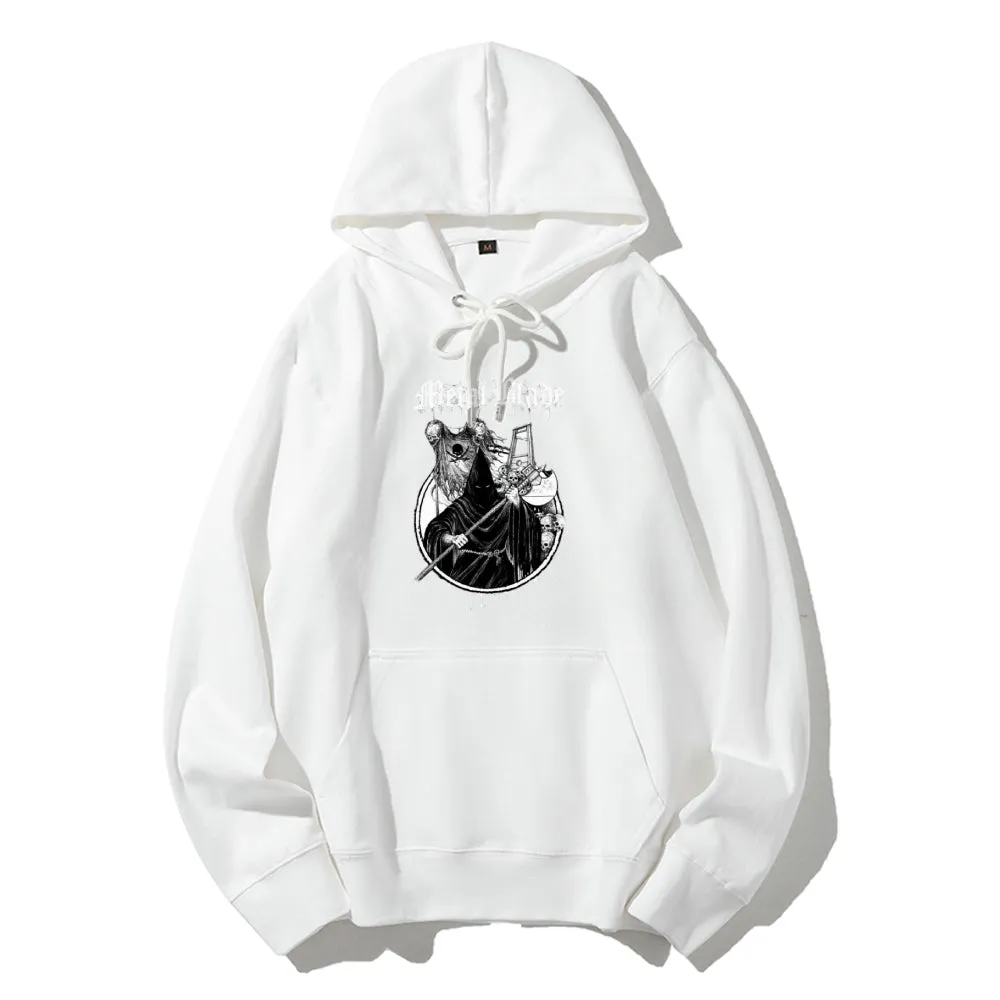 Mens Skull Dark Graphic Hoodies