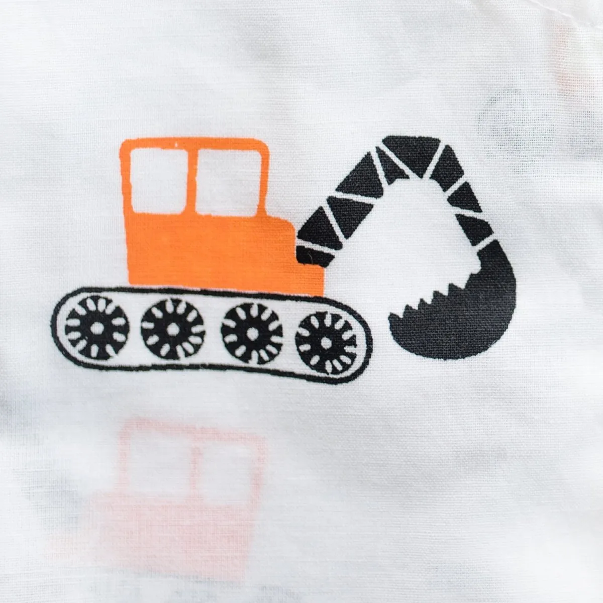 Mighty Bulldozer- Unisex Kids Cotton Nightwear