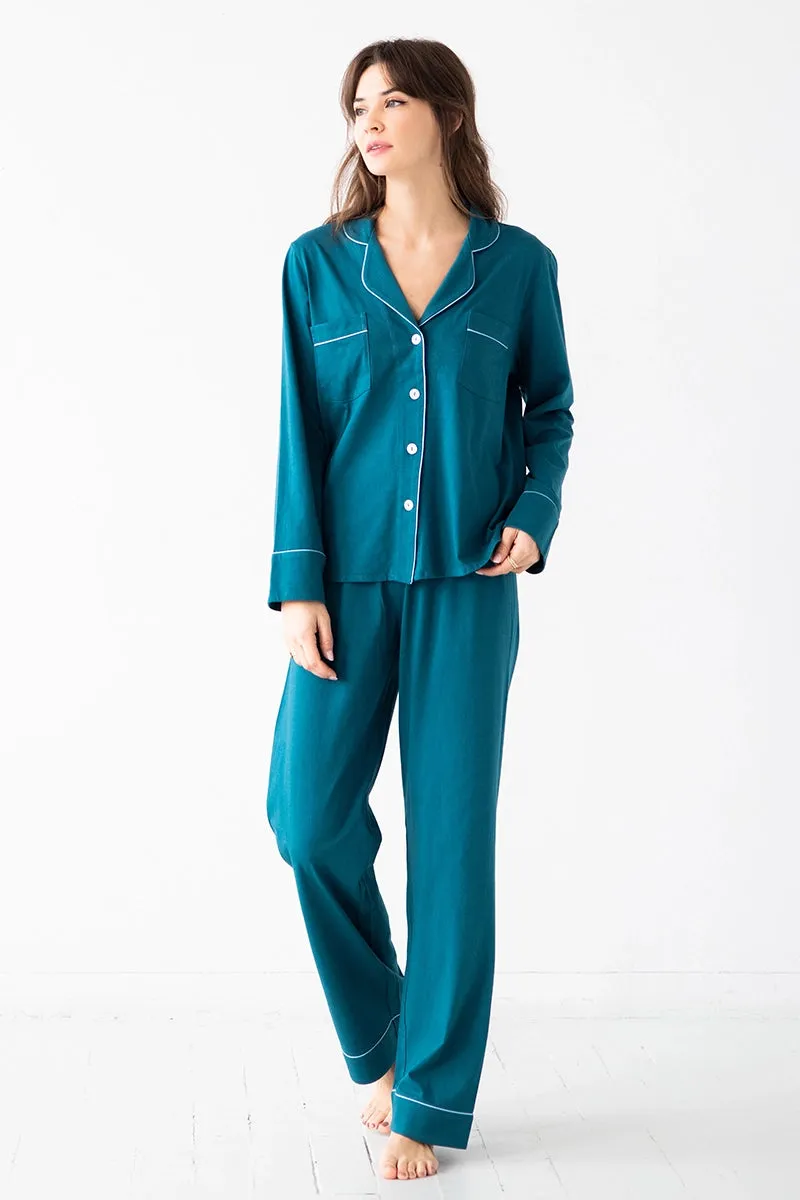 SALUA Classic Pajamas in Pima Cotton