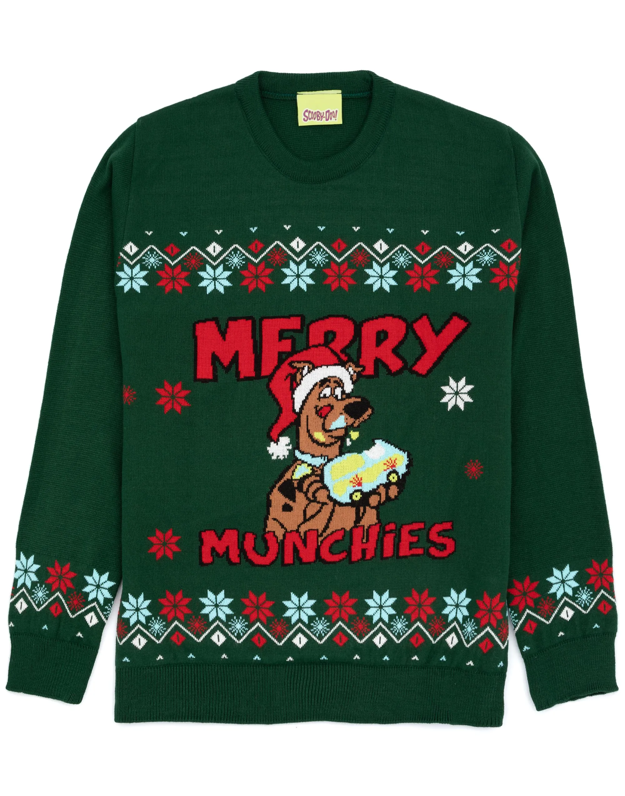 Scooby Doo Mens Knitted Christmas Jumper