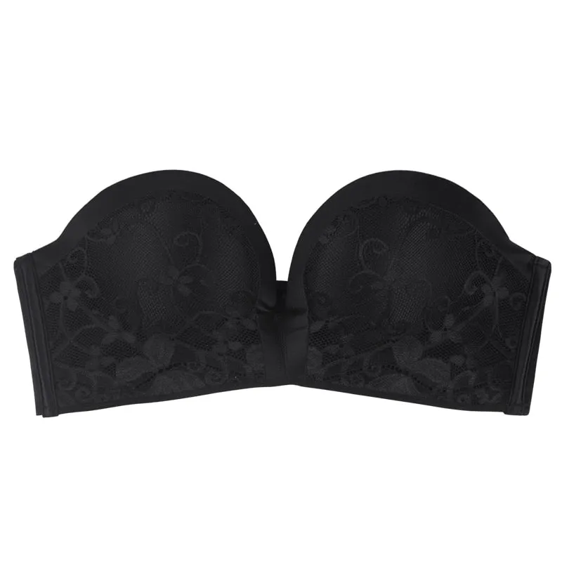 Sexy Women Strapless Seamless Push Up Bra