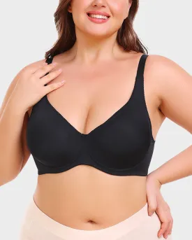 SheCurve®Comfort Everyday T-Shirt Bra-Black