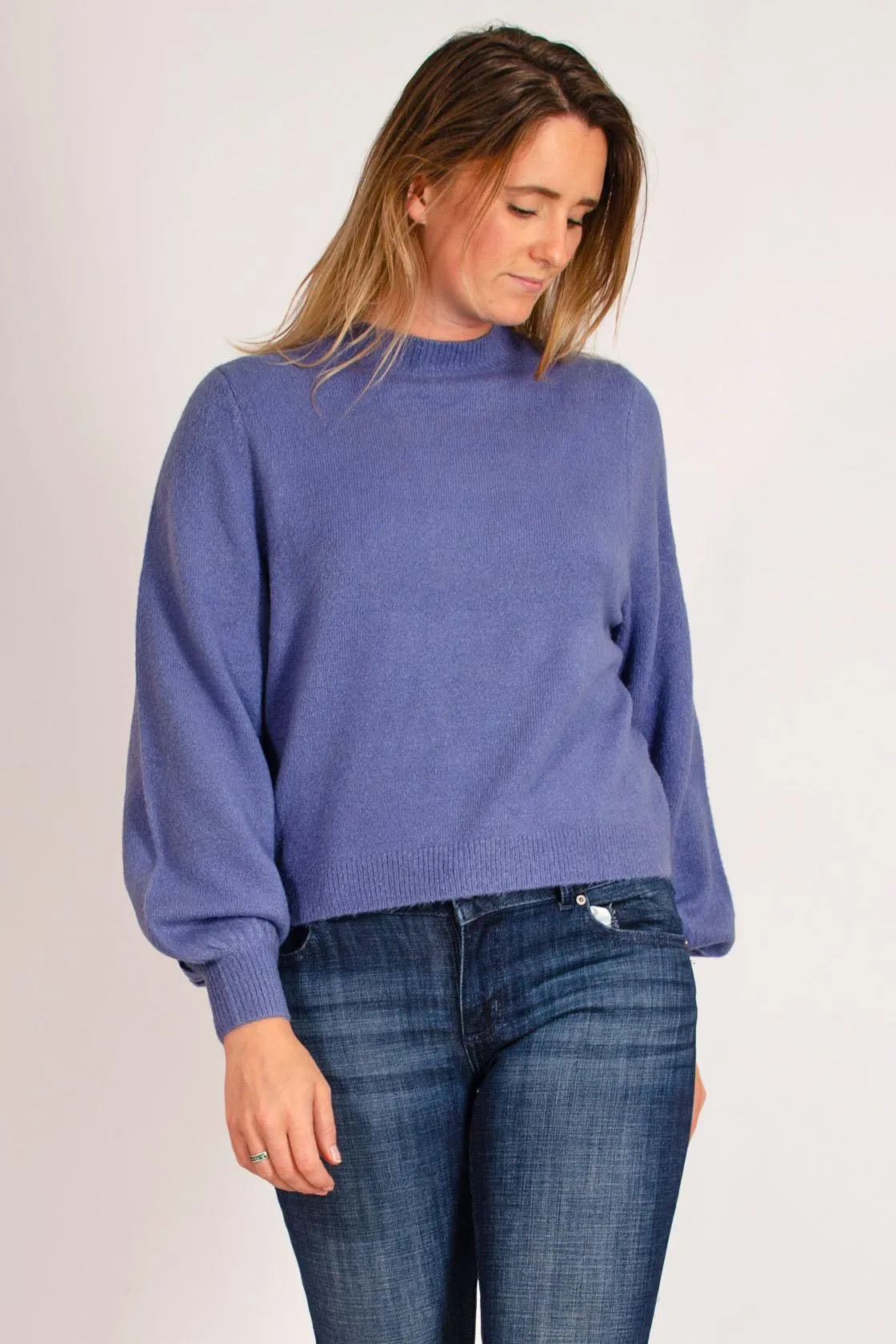 Soft Knit Puff Sleeve Jumper