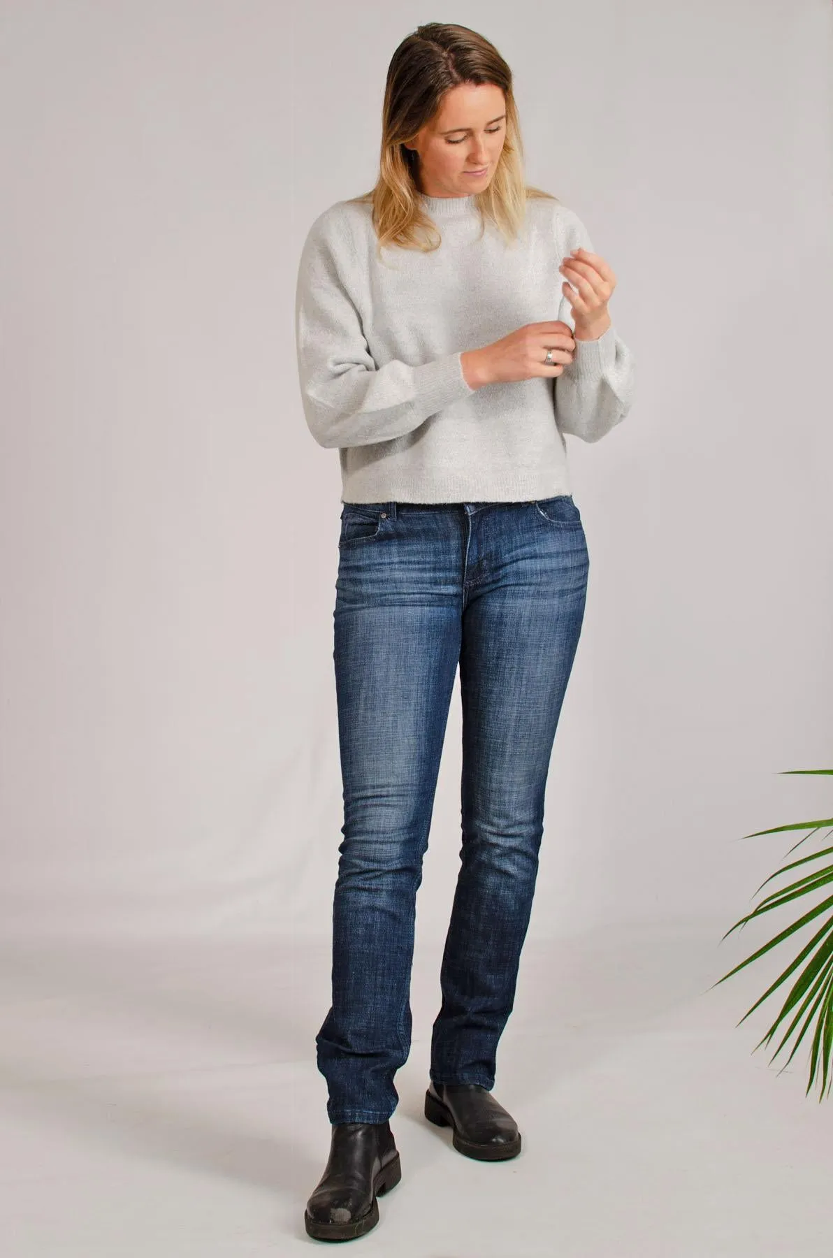 Soft Knit Puff Sleeve Jumper