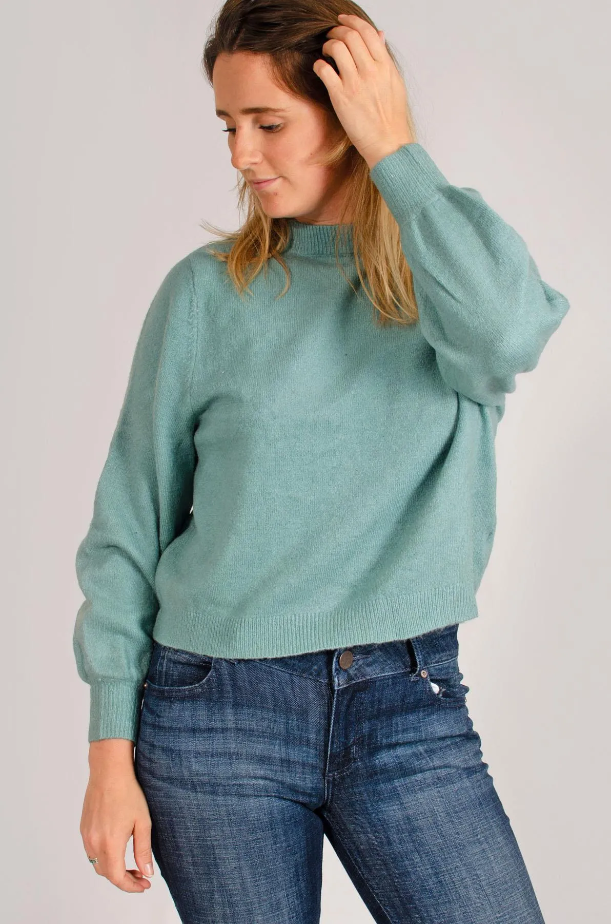 Soft Knit Puff Sleeve Jumper