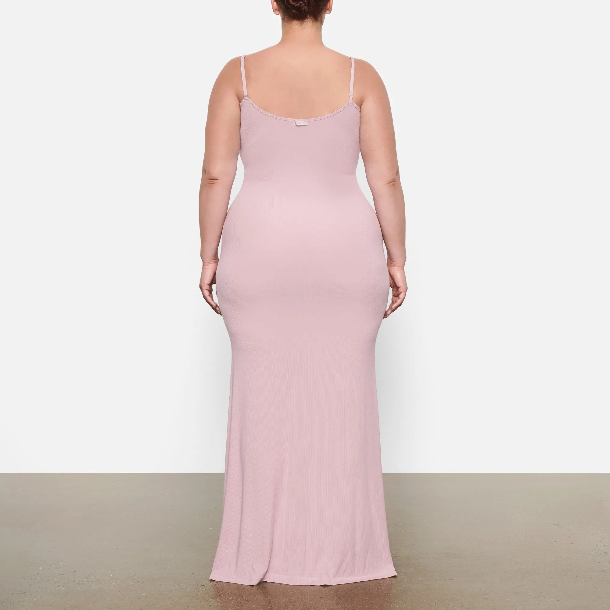 SOFT LOUNGE LONG SLIP DRESS | ORCHID