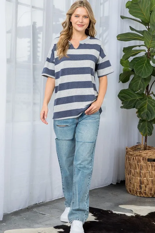 STRIPE BASIC TOP