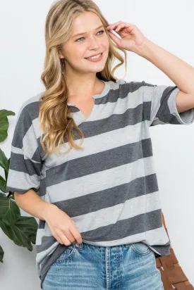 STRIPE BASIC TOP