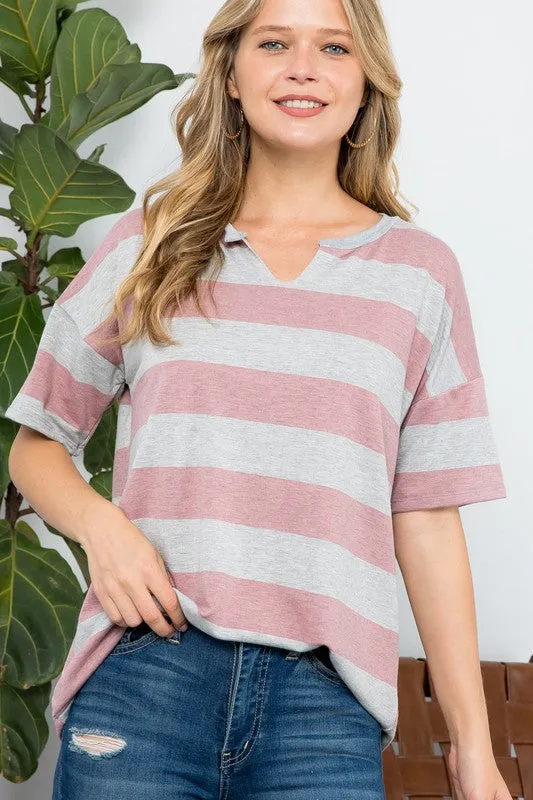 STRIPE BASIC TOP