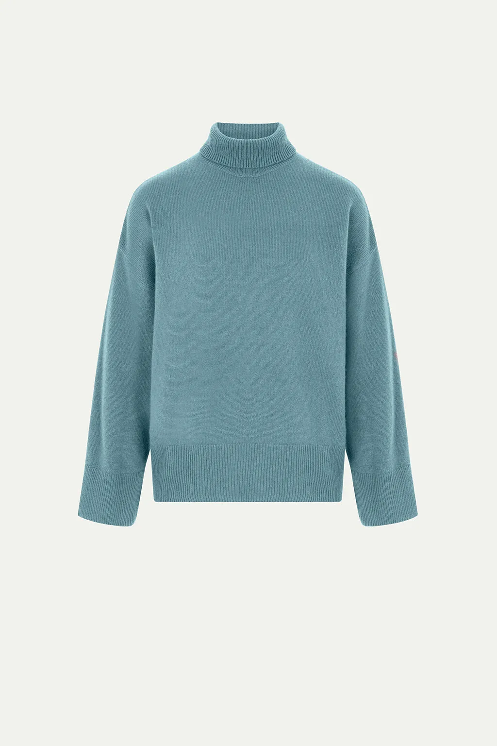 SUEDE cashmere sweater