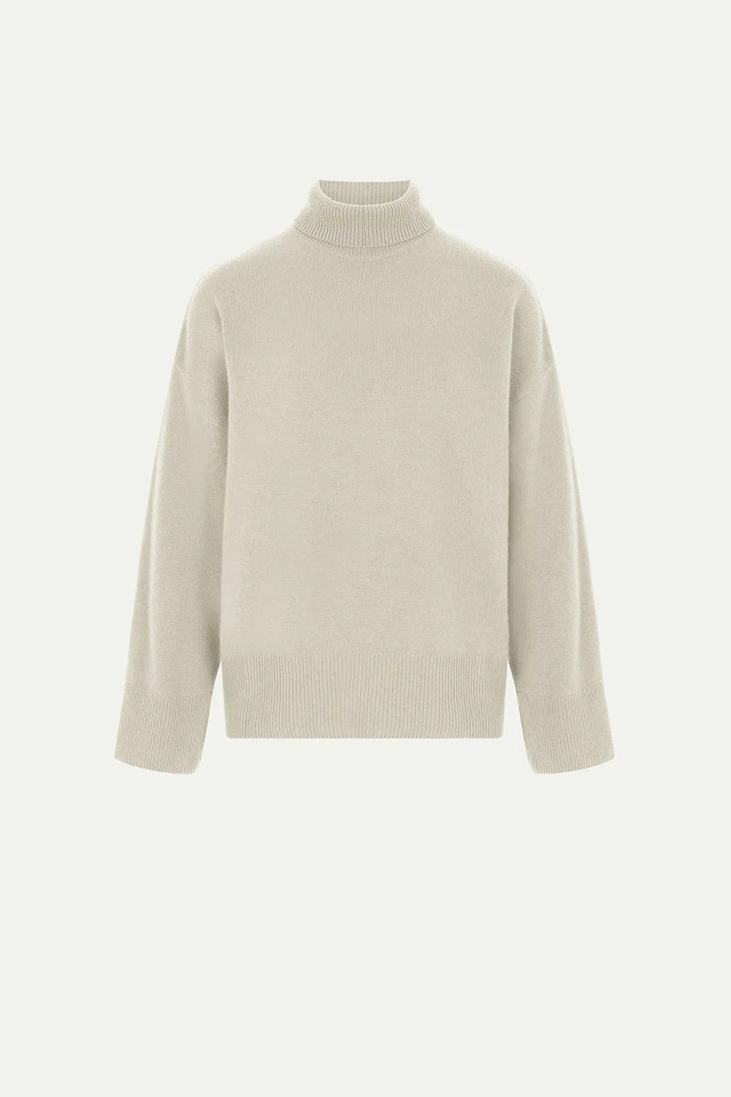 SUEDE cashmere sweater