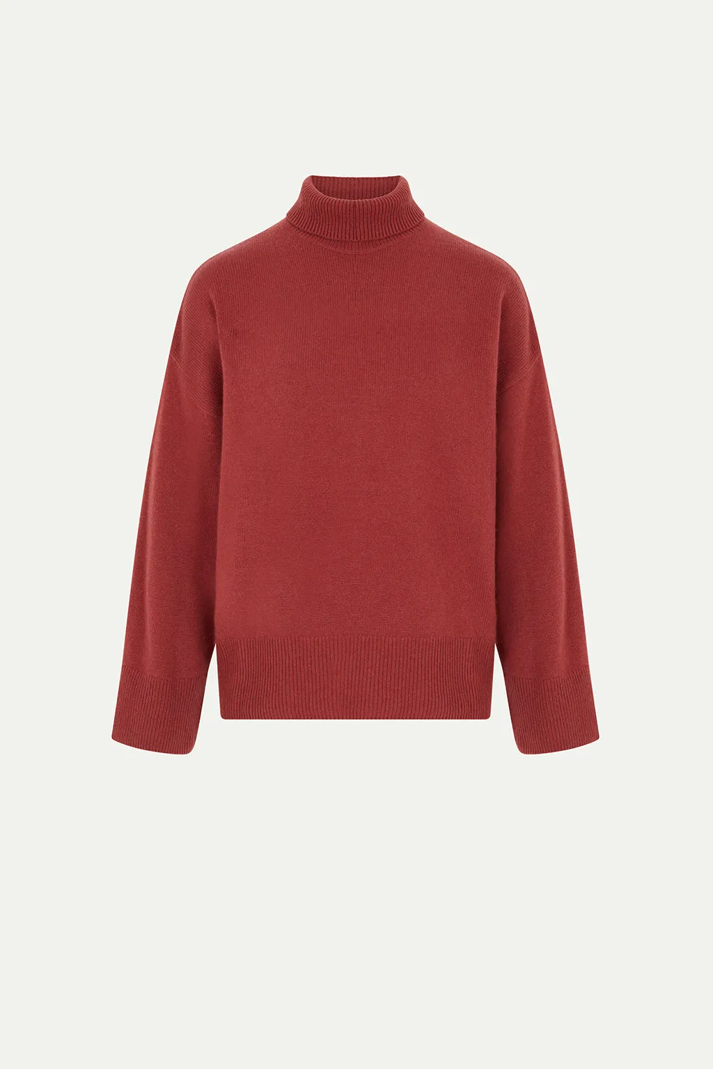 SUEDE cashmere sweater