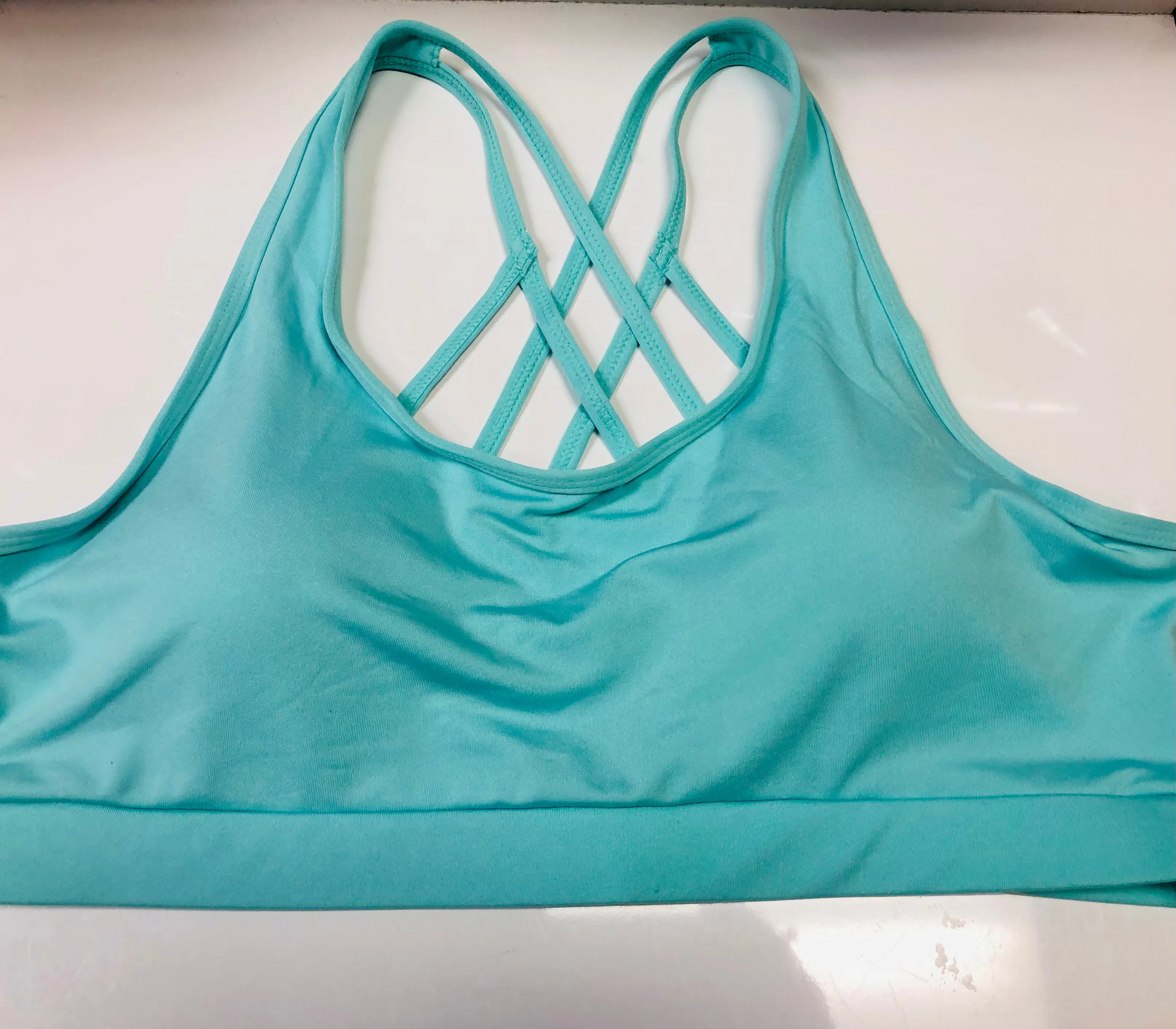 Teal sports bra XL