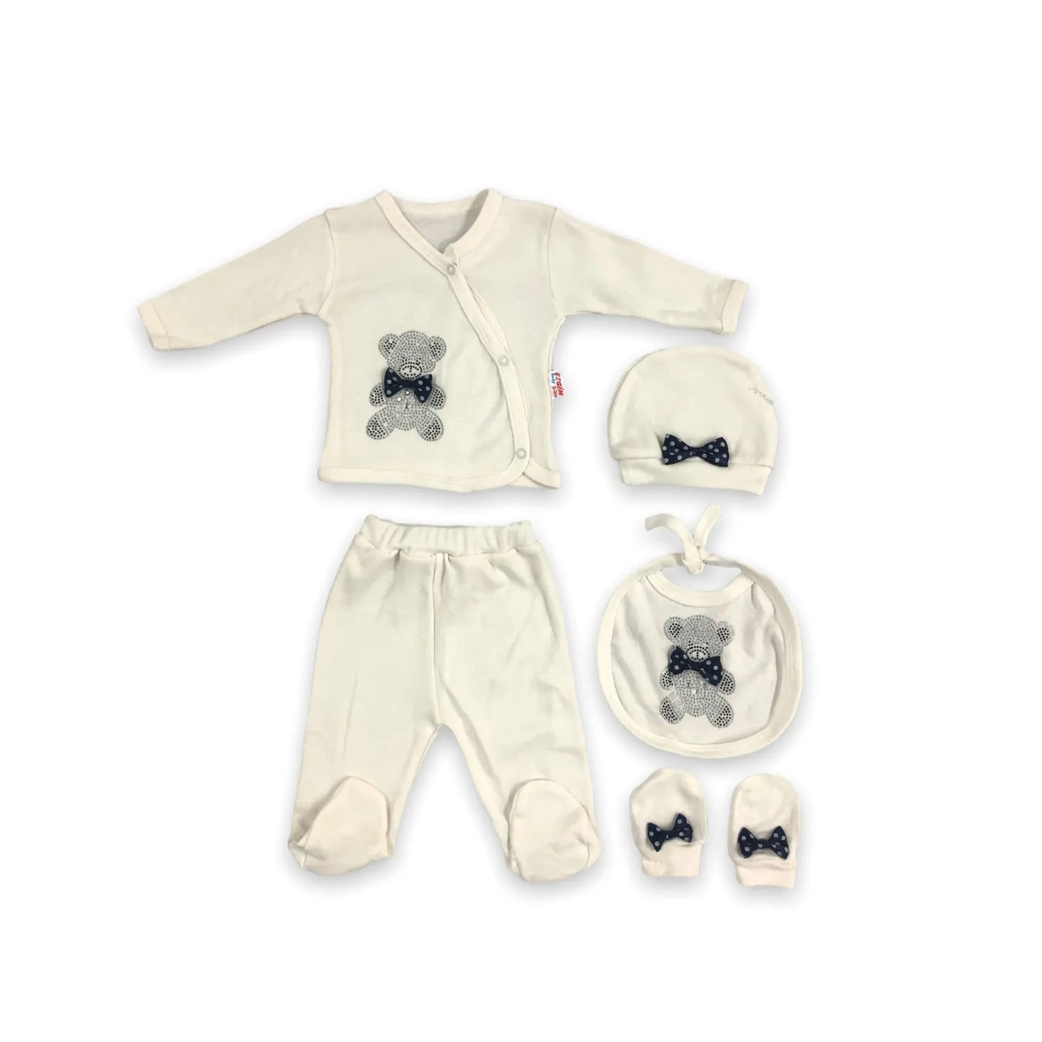 The Blue Bear Baby Pajama Set