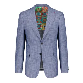 The Cupari Linen Jacket - Indigo